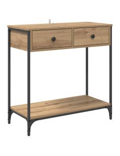 Tavolo consolle Rovere artigianale 75 x 34,5 x 75 cm 2