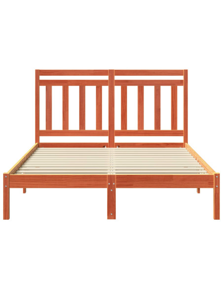 Struttura del letto Marrone cerato 205,5 x 155,5 x 100 cm