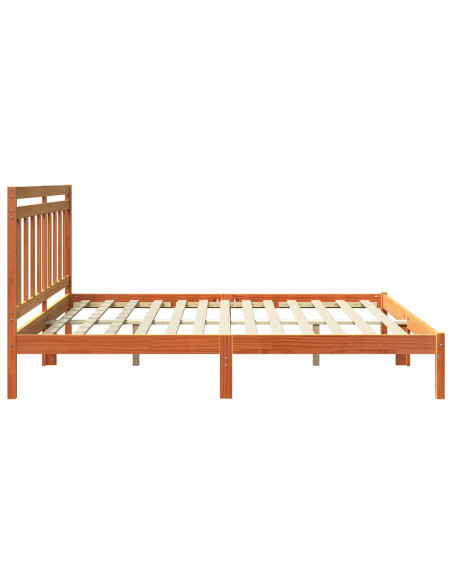 Struttura del letto Marrone cerato 205,5 x 185,5 x 100 cm