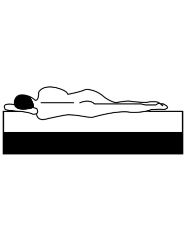 Letto Giorno con materasso Marrone Cera e Bianco 90 x 200 cm