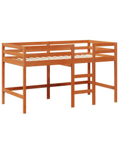 Set di Letto per il Giorno 2 pcs Marrone cerato Pino massello 2