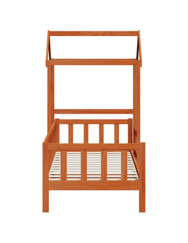 Set di Letto per il Giorno 2 pcs Marrone cerato Pino massello