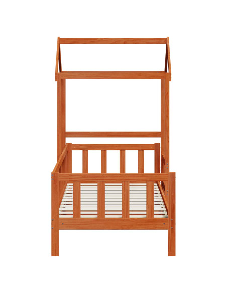 Set di Letto per il Giorno 2 pcs Marrone cerato Pino massello