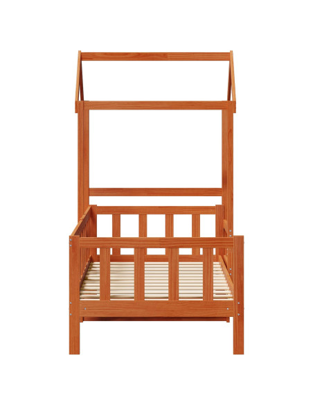 Set di Letto per il Giorno 2 pcs Marrone cerato Pino massello