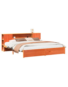 Struttura del letto con testiera contenitore con testiera 2 pcs 2