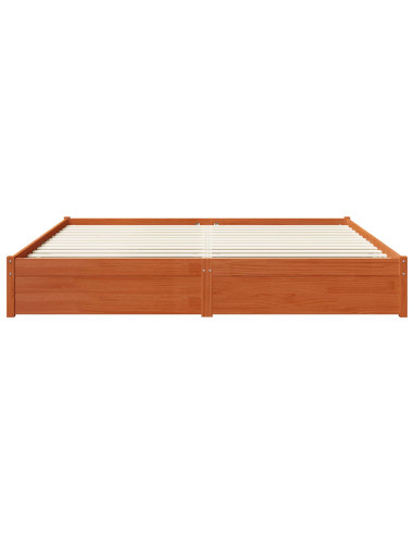 Struttura del letto con cassetto Marrone cerato 180 x 200 cm