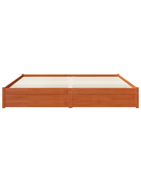 Struttura del letto con cassetto Marrone cerato 180 x 200 cm