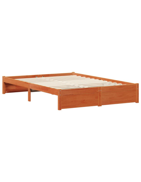 Struttura del letto con testiera Marrone cerato 150 x 200 cm