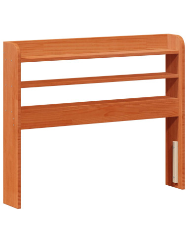 Struttura del letto 2 pcs Marrone cerato Legno di Pino Massello