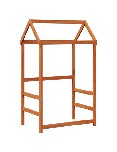 Set di Letto per il Giorno 2 pcs Marrone cerato Pino massello