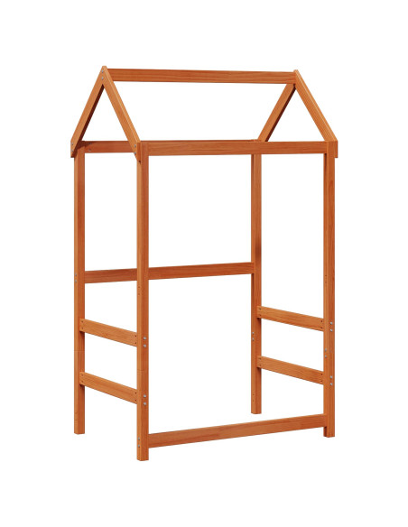Set di Letto per il Giorno 2 pcs Marrone cerato Pino massello