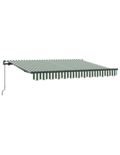Tenda Retrattile Verde 350 x 200 cm Tessuto
