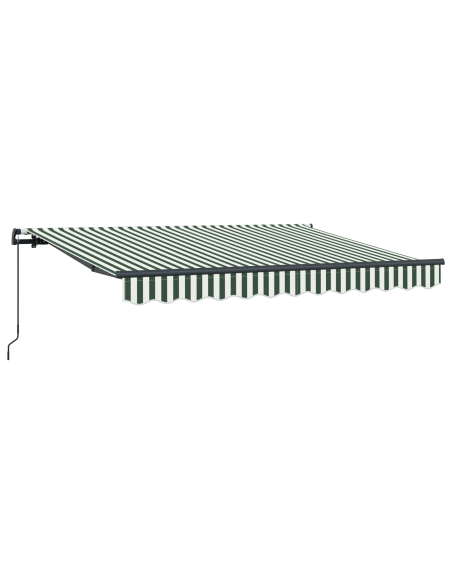 Tenda Retrattile Verde 350 x 200 cm Tessuto
