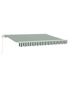 Tenda Retrattile Verde 350 x 200 cm Tessuto