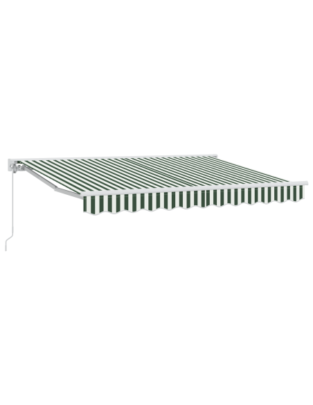 Struttura della tenda Verde e Bianco 350 x 200 cm