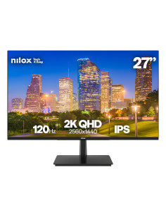 Nilox MONITOR 27 2K IPS 120 HZ HDMI Y DP Monitor PC 68,6 cm (27") 2560 x 1440 Pixel Quad HD LCD Nero
