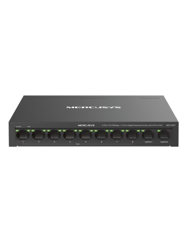 SWITCH 8P POE+2P GIGABIT SWITCH 8P+2P POE DESKTOP