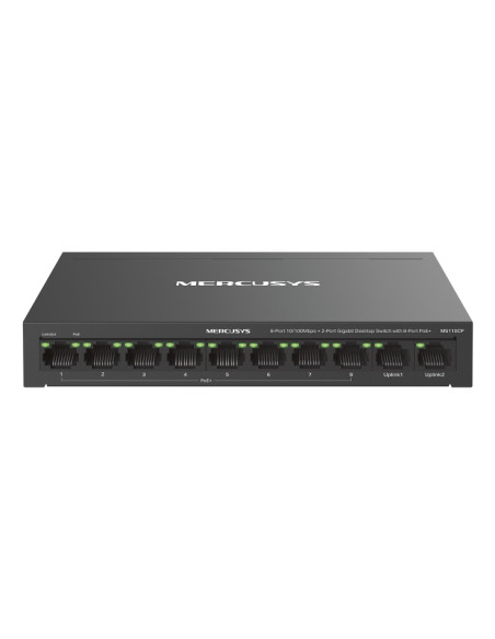 SWITCH 8P POE+2P GIGABIT SWITCH 8P+2P POE DESKTOP