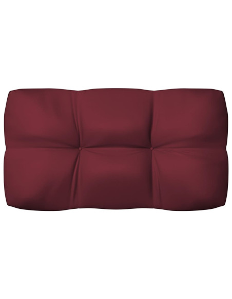 Cuscini per Divano Pallet 7 pz Rosso Vino
