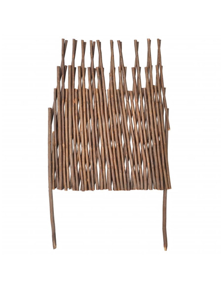 Recinzione a traliccio in salice 5 pz 170x37 cm