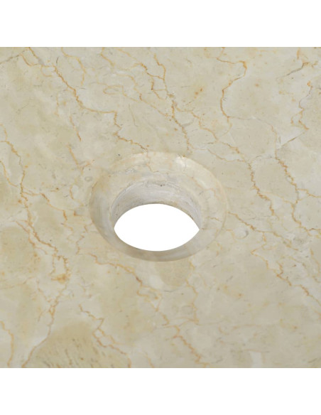 Lavandino 50x35x12 cm in Marmo Crema