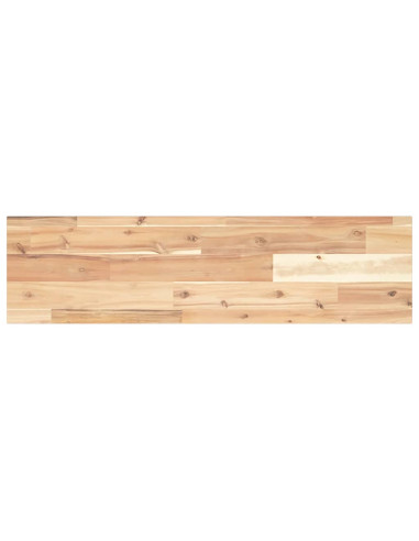Piano per Tavolo 100x20x2 cm Rettangolare Legno Massello Acacia