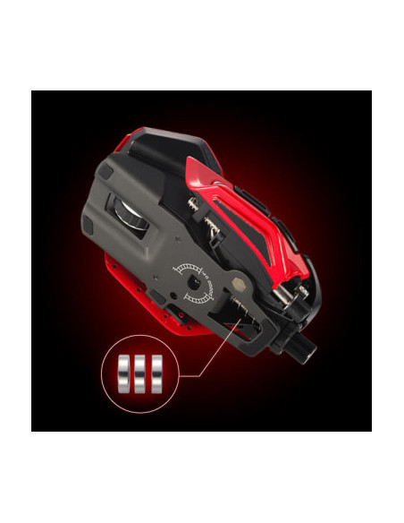 MAD CATZ GAMING MOUSE R.A.T. 8+ADV OPTICAL GAMING MOUSE, RED  ALLUMINIO +16