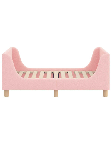 Struttura letto per bambini con testata Rosa 70 x 140 cm