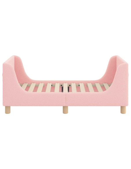 Struttura letto per bambini con testata Rosa 70 x 140 cm