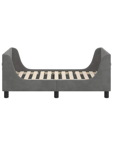 Struttura letto per bambini con testata Grigio scuro