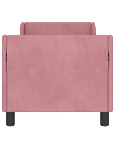 Struttura letto per bambini con testata Rosa 70 x 140 cm
