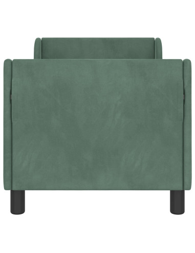 Struttura letto per bambini con testata Verde Mare 70 x 140 cm