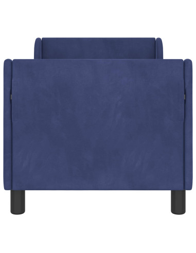 Struttura letto per bambini con testata Blu Polizia 70 x 140 cm