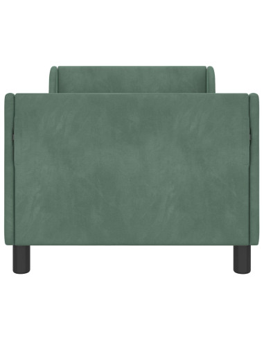 Struttura letto bambini con testata Verde Mare 80 x 160 cm