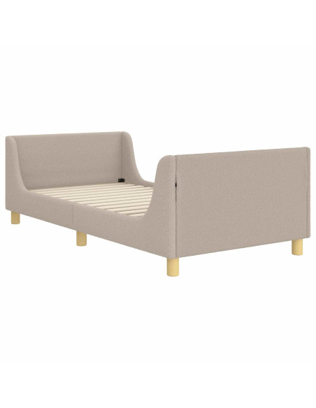 Struttura letto bambini con testata Grigio chiaro 80 x 200 cm