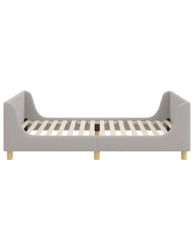 Struttura letto bambini con testata Grigio chiaro 80 x 200 cm