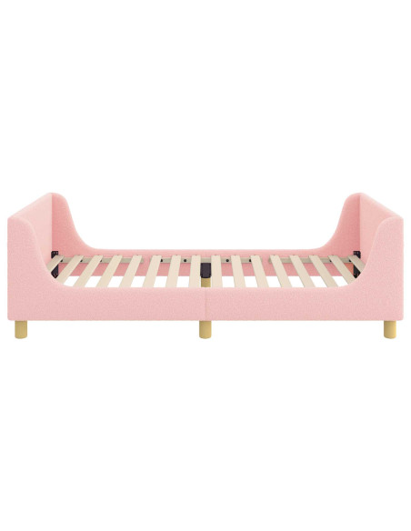 Struttura letto bambini con testata Rosa 90 x 190 cm