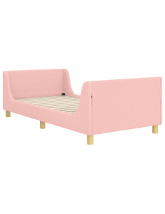 Struttura letto bambini con testata Rosa 90 x 200 cm 2