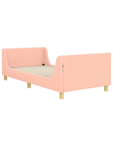 Struttura letto bambini con testata Rosa 90 x 200 cm
