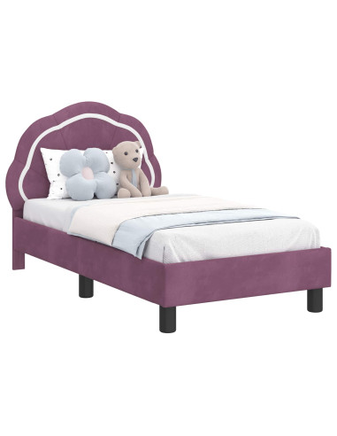 Struttura letto per bambini con testata Viola 70 x 140 cm