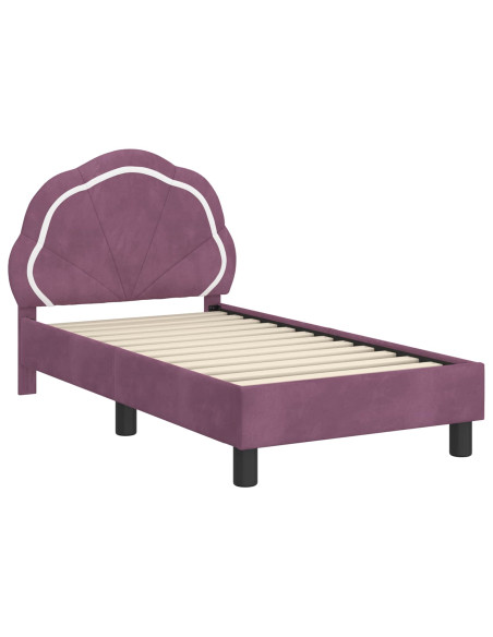 Struttura letto per bambini con testata Viola 70 x 140 cm