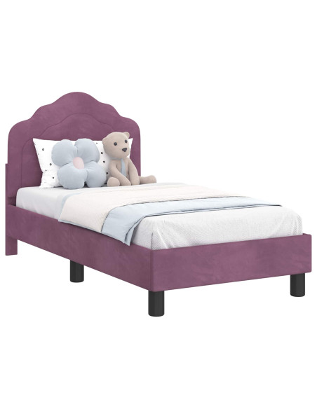 Struttura letto per bambini con testata Viola 70 x 140 cm