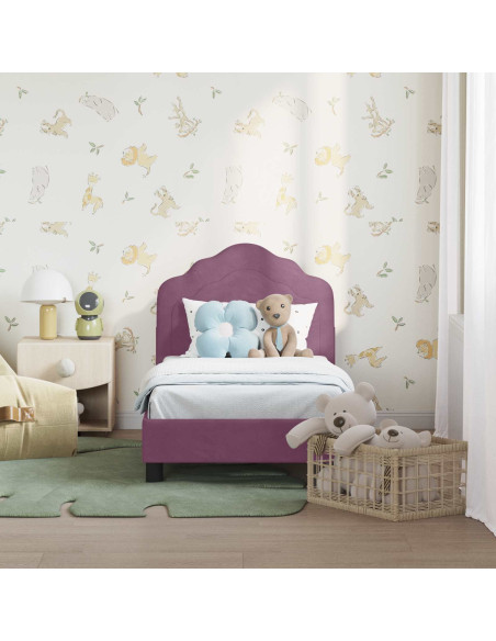 Struttura letto per bambini con testata Viola 70 x 140 cm