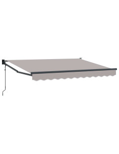 Tettuccio Elettrico Retrattile Grigio chiaro 3 x 2 m