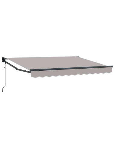 Tettuccio Elettrico Retrattile Grigio chiaro 3 x 2 m