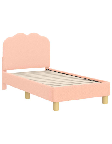 Struttura letto per bambini con testata Rosa 70 x 140 cm