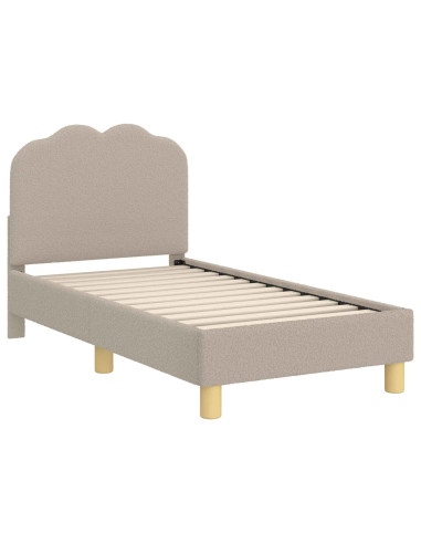 Struttura letto per bambini con testata Grigio chiaro