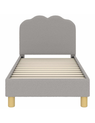 Struttura letto per bambini con testata Grigio chiaro