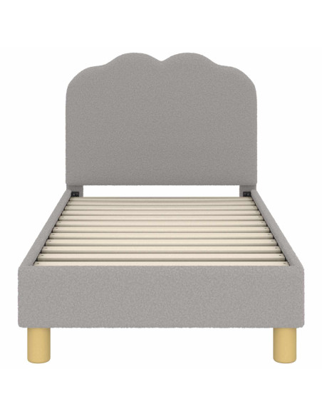 Struttura letto per bambini con testata Grigio chiaro
