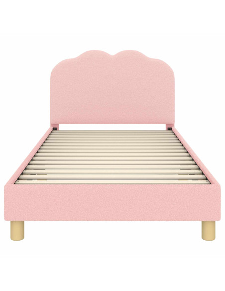 Struttura letto bambini con testata Rosa 90 x 200 cm